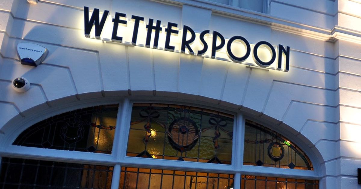 Wetherspoons Social Media Shocker