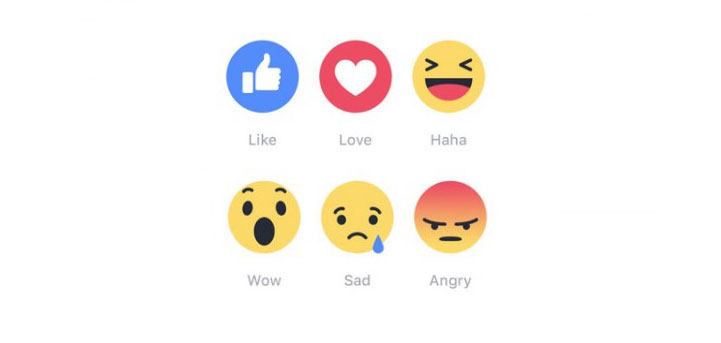 Sad Face: Facebook reactions are hardly being used.