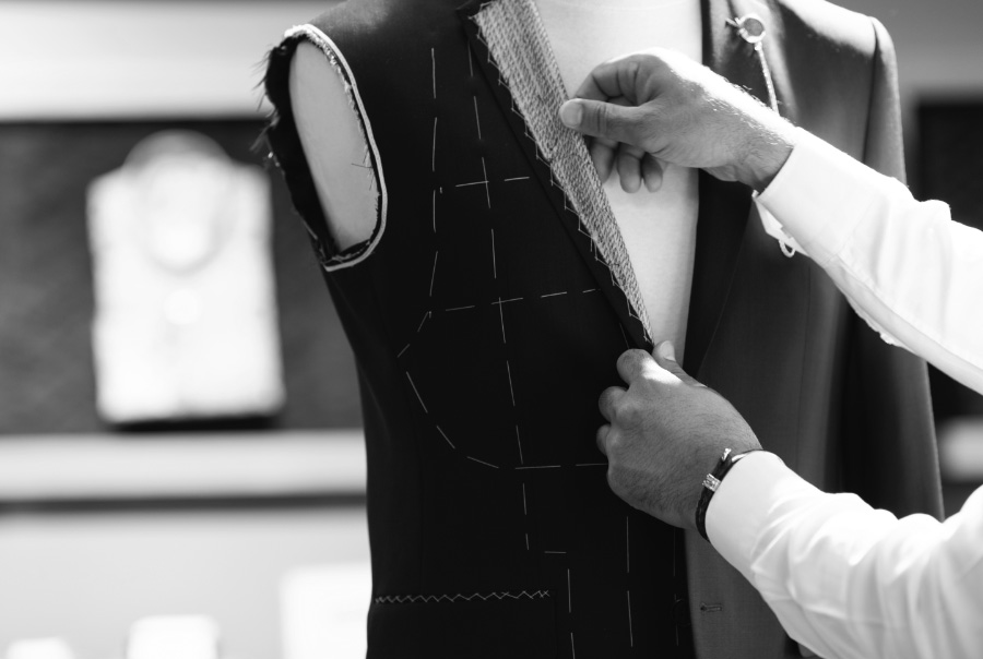 Measuring up suit chest