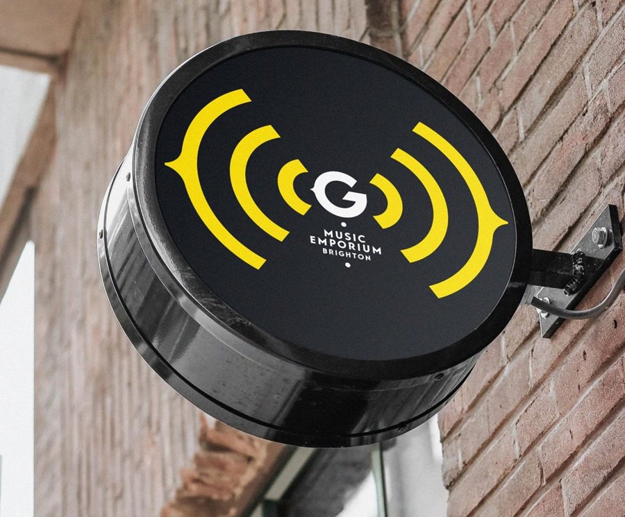 Gak logo outside store on signage