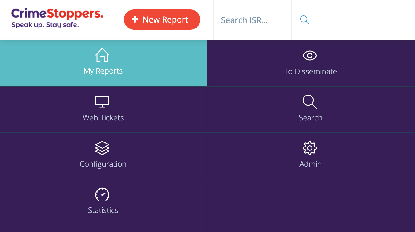 reporting system screen 3