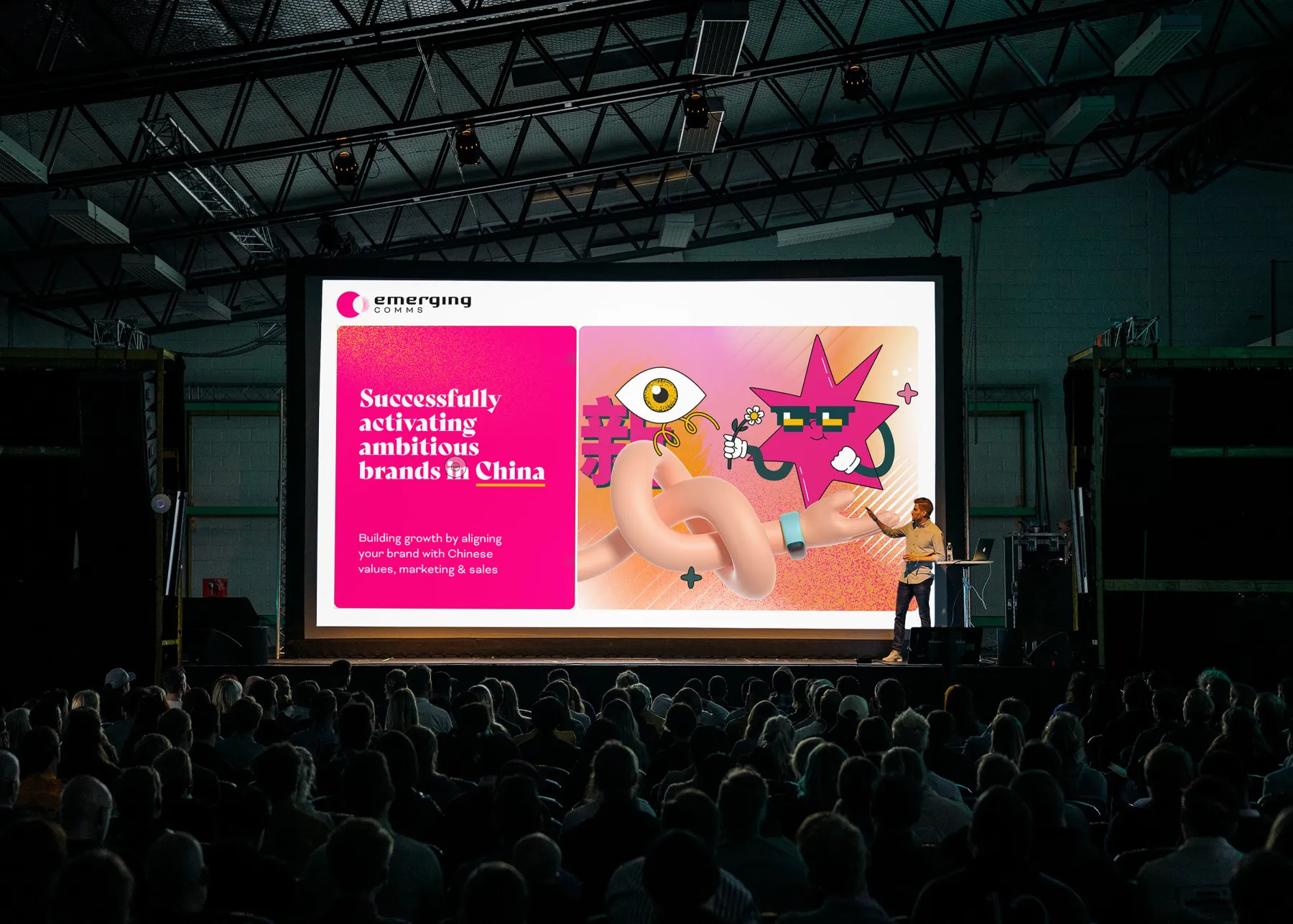 Presentation slide mockup 