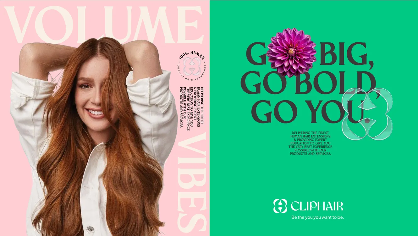 Cliphair brand identity