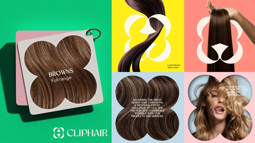 Cliphair brand identity