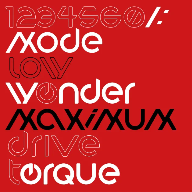 Gocycle Bespoke Font