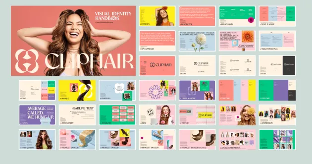 Cliphair visual identity handbook