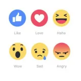Sad Face: Facebook reactions are hardly being used.