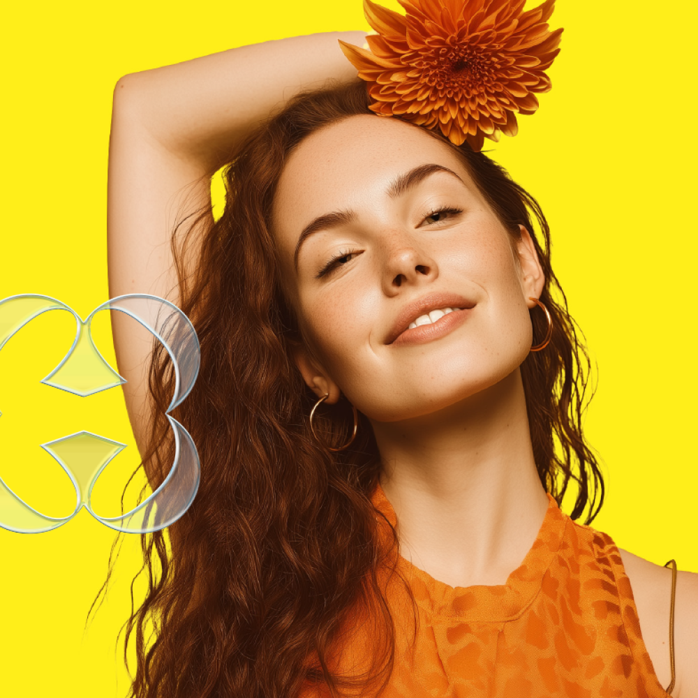 Cliphair brand motif and model
